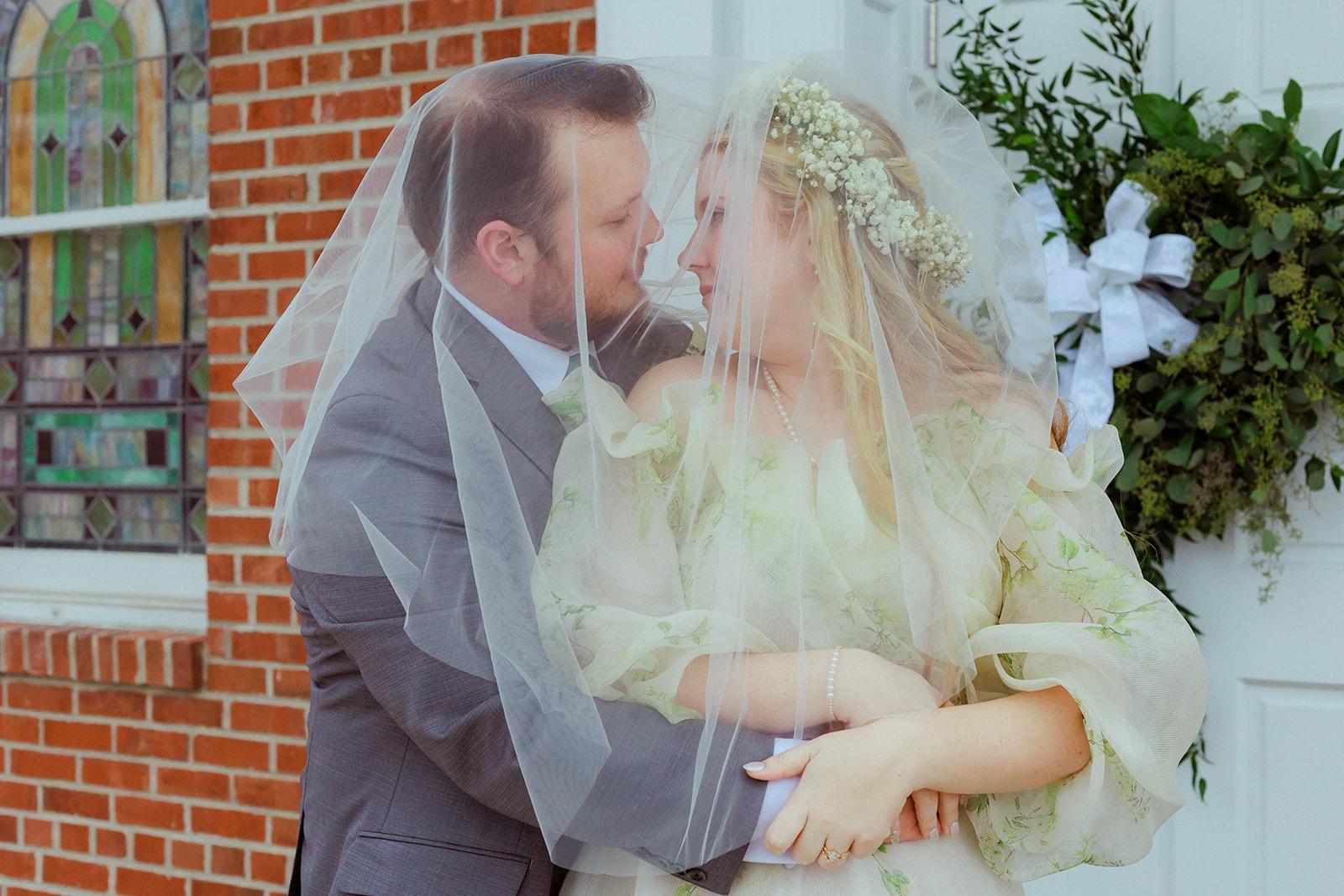 Intimate Church Wedding in Rose Hill, NC | Private Home Reception Celebration