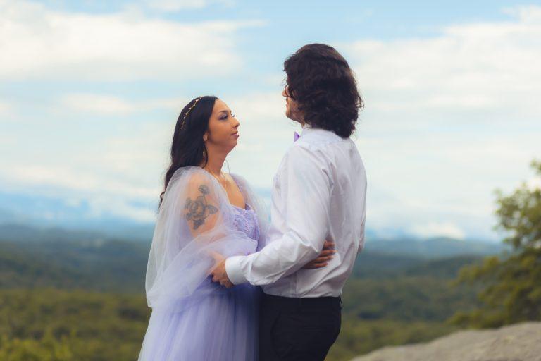 Waterfall Elopement at Elk River Falls